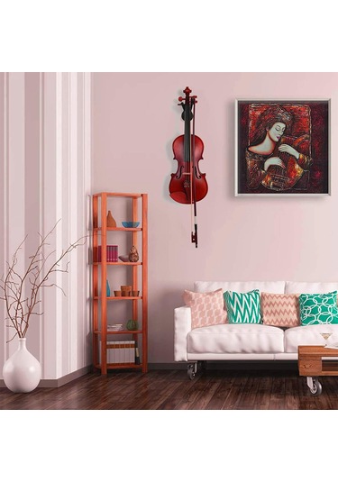 Symbee Duvara Monte Keman Askısı - 2'li Paket, Demir Tabanlı Ve Yay Askılı Siyah