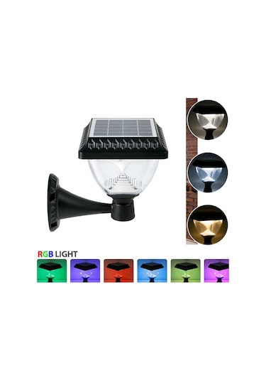 Forlife 50 Watt Güneş Enerjili Solar Dekoratif Duvar Apliği