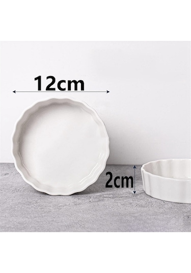 Xurunkeji 5 Oz Creme Brulee Kapları, Yuvarlak Yivli Kiş Kapları, Tart Tepsisi, Fırında Pişirmeye Uygun Kaplar, Sufle, 6'lı Paket Kaplar Beyaz Xurunkeji 5 Oz Creme Brulee Kapları, Yuvarlak Yivli Kiş Kapları, Tart Tepsisi, Fırında Pişirmeye Uygun Kaplar, Sufle, 6'lı Paket Kaplar Beyaz
