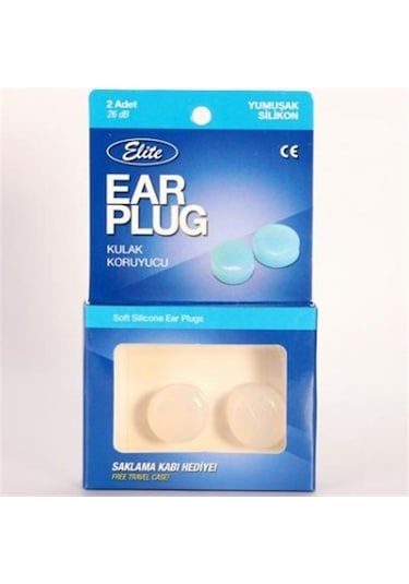 Ear Plug Silikon 2'li Kulak Tıkacı Çok Renkli