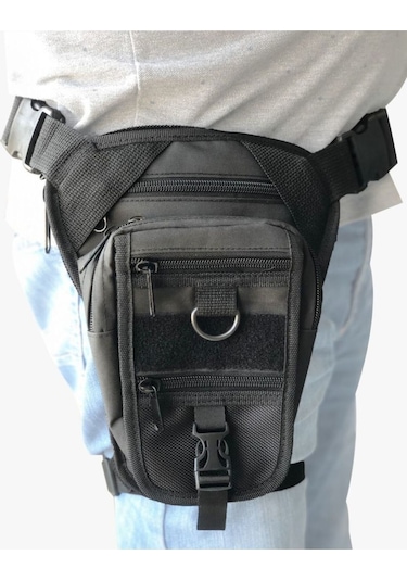 Motosiklet Bel Bacak Çantası Impertex Kumaş 5 Fermuarlı Silah Kılıflı Motor Çanta Renkli