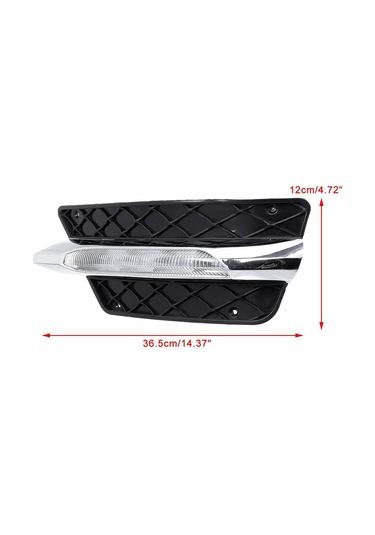 Drl Ön Tampon Izgara Kalıbı Led Sis Farı Gündüz Farı Mercedes W204 C-serisi 2012-14 Sağ