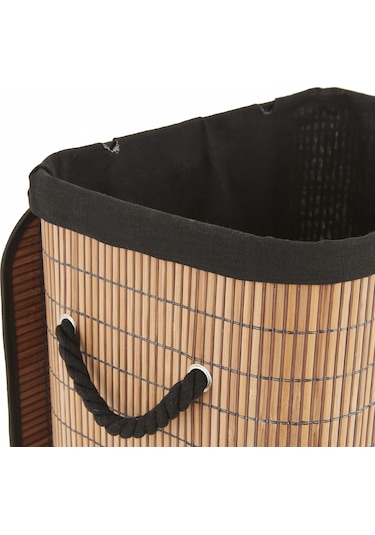 Karaca Home Gillina Bambu Kirli Sepeti 40x30x59 Cm Kahve