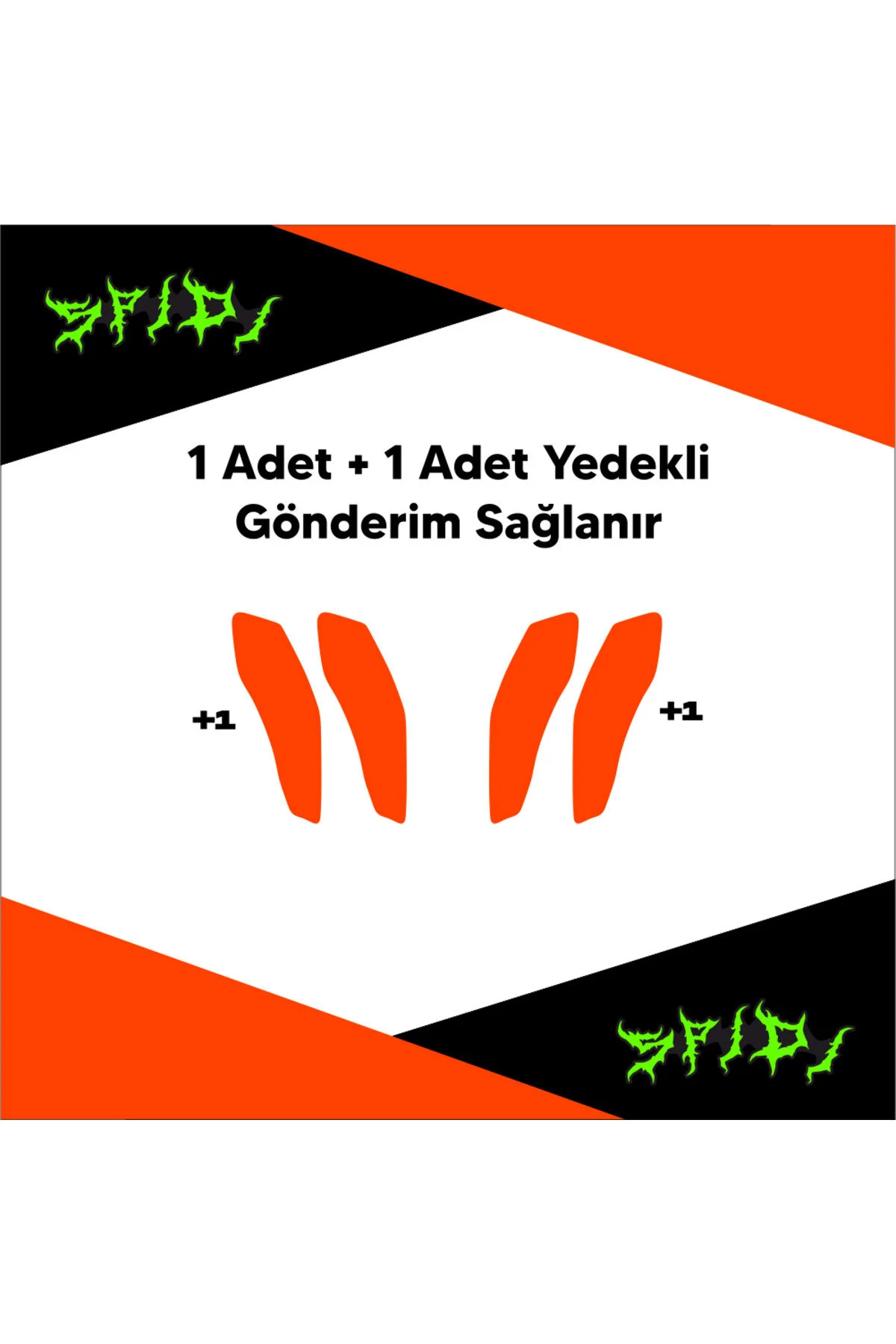 Mt-07 Turuncu Far Sticker
