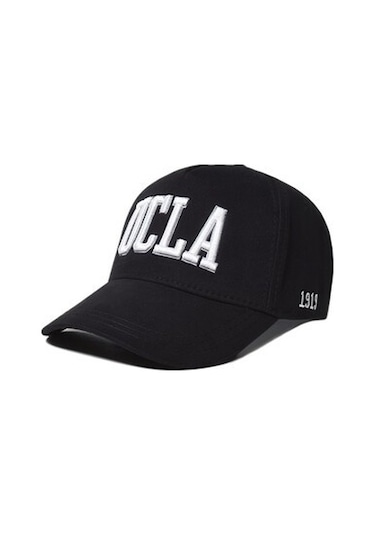 Ucla Ranch Siyah Baseball Cap Nakışlı Unisex Şapka Siyah