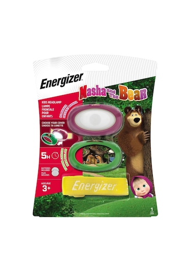 Energizer Lp1591 Maşa Ve Koca Ayı Led Kafa Feneri Siyah