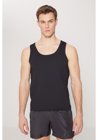 AC&Co / Altınyıldız Classics Erkek Sıyah Standart Fit Normal Kesim %100 Pamuk 2'li Atlet Paketi AC&Co / Altınyıldız Classics Erkek Sıyah Standart Fit Normal Kesim %100 Pamuk 2'li Atlet Paketi