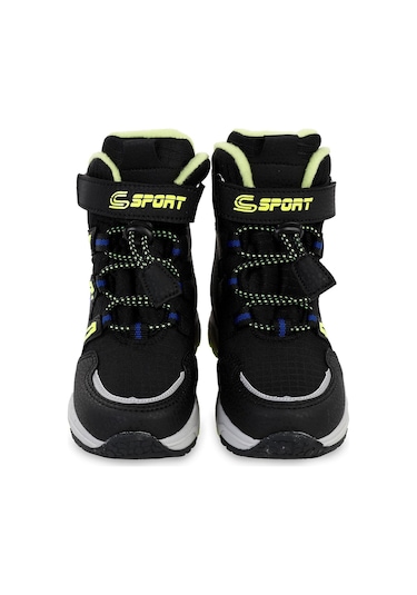 Boots Erkek Çocuk Bot 31-36 Numara - Siyah 33 Siyah-fosfor Sarı
