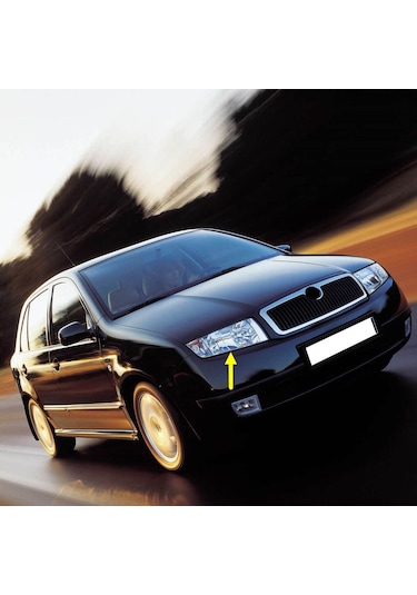 Skoda Fabia 1 2000-08 Sağ Ön Far Lambası İçi Krom Tip 6y1941016h