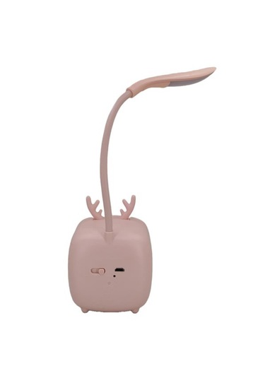 Tv Tasarımlı Kademeli Şarjlı Masa Lambası Led Gece Lamba Turkuaz