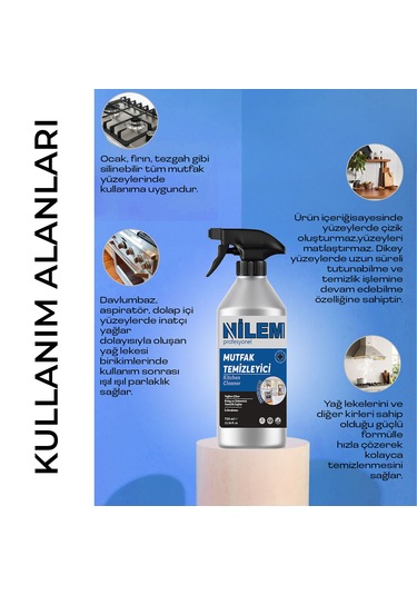 Nilem Profesyonel Mutfak Temizleyici 750 ML