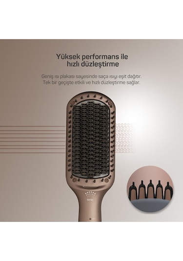 Arzum AR5082-T Superstar Pro Saç Düzleştirici Fırça