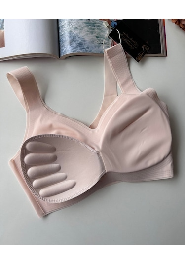 Carla Balensiz Dikişsiz Push-up Invisible Ice-silk Görünmez Süt Pudra