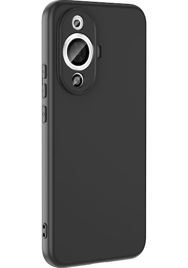 Huawei Nova 12s Uyumlu Kılıf Zore Mara Lansman Kapak-siyah Siyah