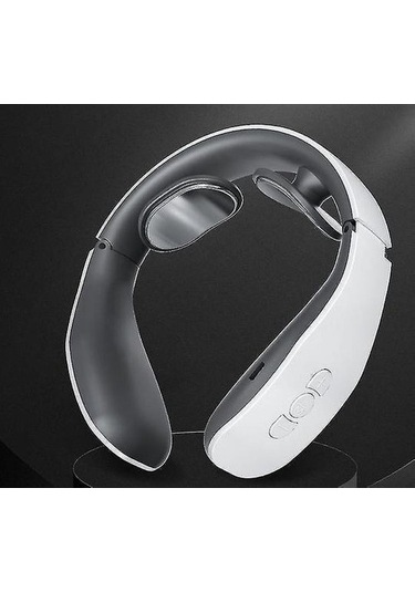 Boyun Masajı Darbe Servikal Omurga Fizyoterapi Cihazı Omuz, Çift Efekt Yatıştırıcı Boyun 4mpa1r Beyaz