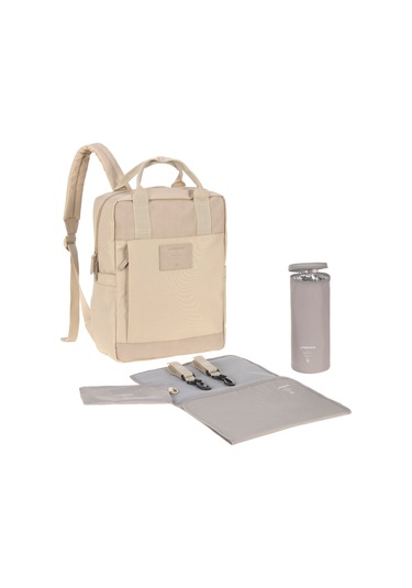 Lassig Vividal Bebek Bakım Sırt Çantası Humus Krem