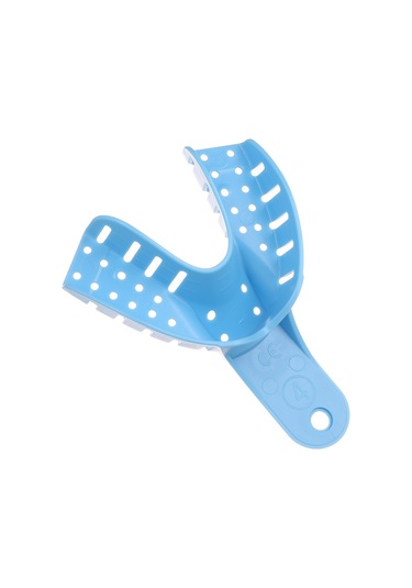 Suofeng 10 Adet Delikli Diş İzleme Tepsisi - Rahat Kullanım İçin Ergonomik Tasarım, Mavi