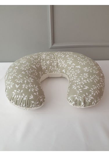 Emzirme Minderi Yaprak Krem