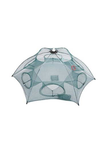 Novahub Otomatik Balık Ağı - 4/6/8/10 Delik Seçenekli - Dayanıklı Nylon Malzeme, Küçük Boyutlu Tasarım