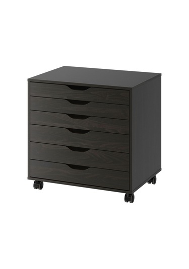 Keson, Çalışma Dolabı 67x66 Cm, Venge Renk Tekerlekli Ofis Dolabı