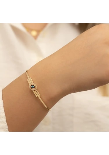 Sembolgold Mineli Light Kaburga Kelepçe T13074 Renkli Çok Renkli