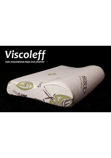 Viscoleff Visco Büyük Boy Boyun Destek Yastığı Bambu