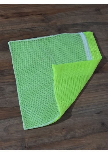 Sarı- Fermuarlı - Hassas Çamaşır Terlik Ayakkabı Yıkama Filesi Büyük Boy - Mapı-435339 Renkl