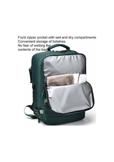 Novahub B692 Omuz Çantası, İş Seyahati Bilgisayar Sırt Çantası, Siyah Yeni Tasarım Siyah