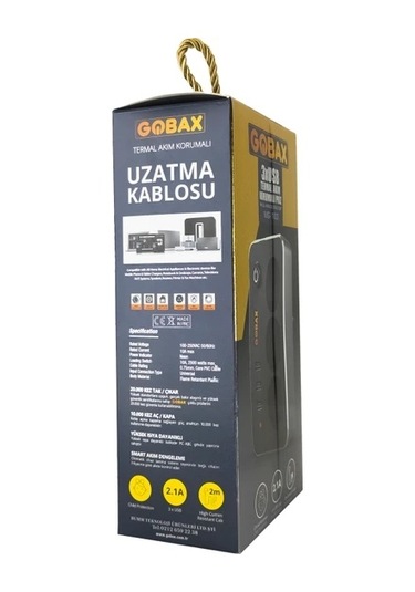 Akım Korumalı Akıllı Priz,termal Akım Korumalı 3x Ledli Usb, 3x P