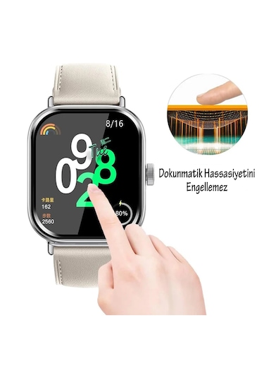 Xiaomi Redmi Watch 4 Pmma Ekran Koruyucu 3d Kavisli Full Kaplama