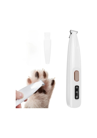 Yeni Köpek Paw Giyotin Led Işık İle Tamamen Su Geçirmez Pet Saç