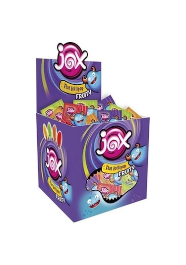 Jox Fruity Meyve Aromalı Yassı Lolipop 120 x 8 G