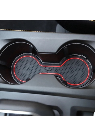 Ford Ranger 2023 2024 İçin Kapı Yuvası Matı Kırmızı - Siyah