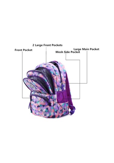 Lichen01 Okul Çantası Hafif Tekerlekli Sırt Çantası 6 Tekerlekli 2023