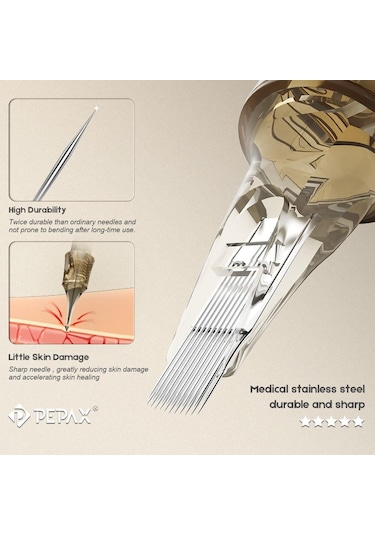 Pepax Lance Cartridges 1013 Cml - Curved Magnum Long Taper - Kartuş Dövme İğnesi