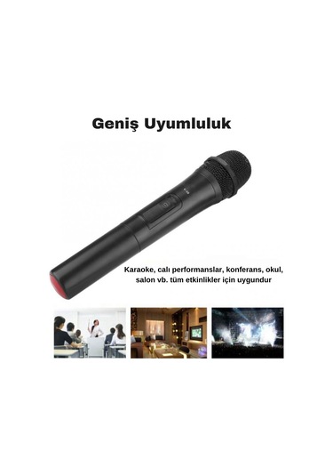 Techtic Vhf Kablosuz Profosyonel El Mikrofonu
