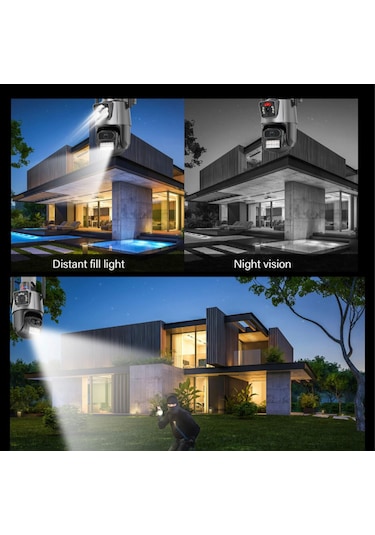 Ultratekno Cmr7 8mp Ptz Dış Mekan Full Hd Wifi Kamera Su Geçirmez