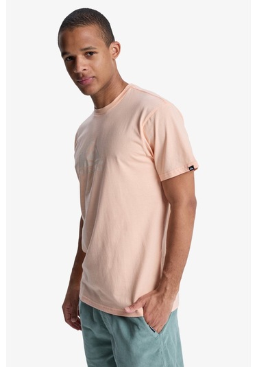 Quiksilver Ev Comp Logo Erkek Tişört Turuncu