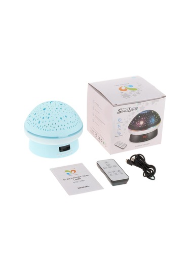 Suntek Magideal Led Projektör Işığı Usb Yıldızlı Okyanus Mavi