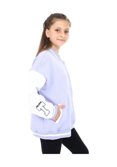 Toontoy Kız Çocuk Kolej Hırka Mavi