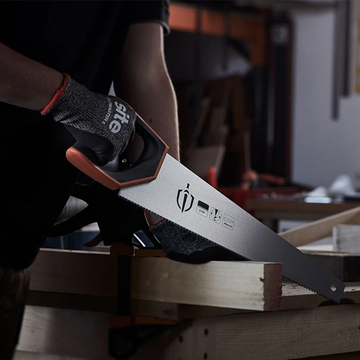 Profesyonel Ağaç Sunta Laminat Testeresi 450 Mm 9 Tpı İnce Dişli