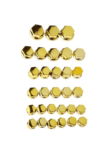 Lichen Uygulanabilir Kawasaki Motosiklet Bws Başlı Vida Kapağı Altın