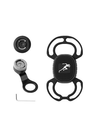 Bisiklet Kök Telefon Tutucu Sürme Bisiklet Cep Telefonu Montaj Braketi Silikon Sabitleme Tutucu