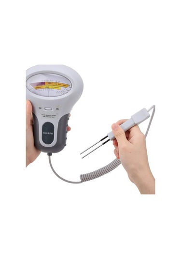 Leezsing Su Kalitesi Testeri: Ph Ve Serbest Klor Ölçer, Havuz-su Tesisleri İçin 2-in-1 Analiz Aleti Pil Dahil Değil