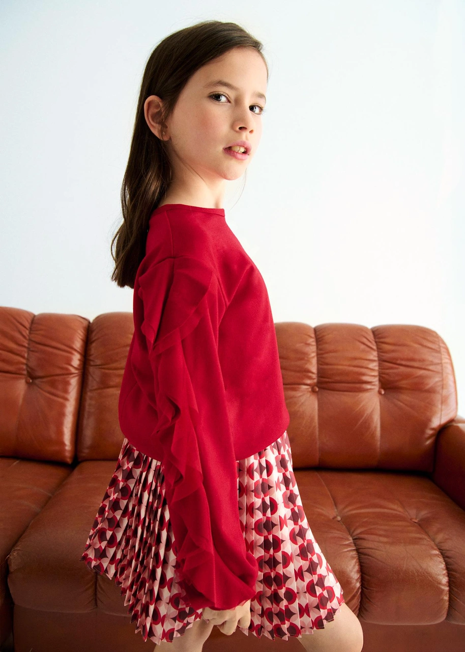 Mayoral Abel&lula Kız Çocuk Sweatshirt Kırmızı