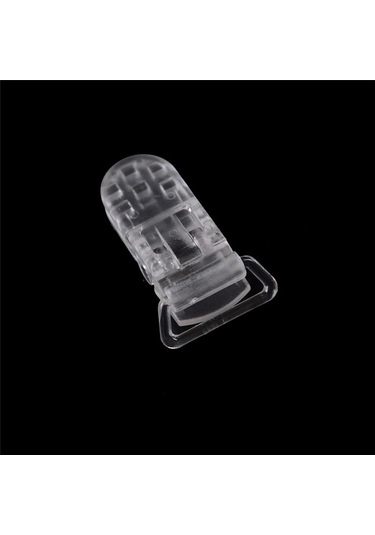 Adet Şeffaf Emzik Klipsi Emzik Tutucu Plastik Bebek Emzik Klipsi Bebek İçin Yuvarlak Kelepçe Emzik Nipelleri Tutucu Şeffaf