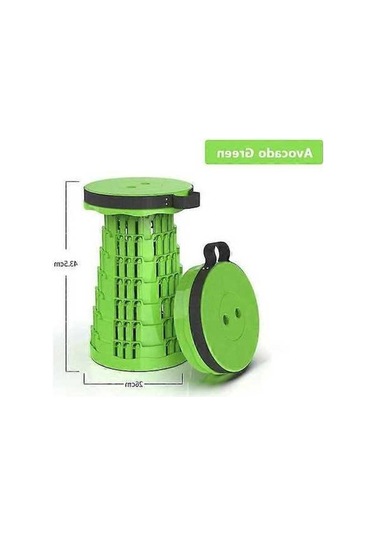 Bloomnest Phmall Açık Hava Sandalyesi - Taşınabilir, Katlanabilir, Hafif, Kamp, Plaj, Balıkçılık, Bahçe, Seyahat Sandalyesi - Avokado Yeşili Yeşil