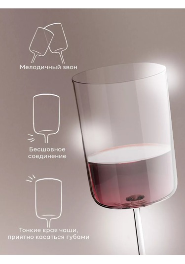 Aura Of Bohemia Şarap Ve Kokteyl Kadehleri Seti 2 Adet Ayaklı 420 Ml 136135662 Beyaz