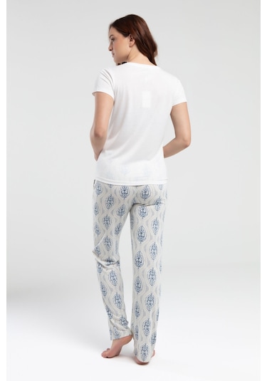 Arnetta Kadın Krem Pijama Takımı Ar3256-s-v1