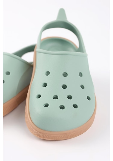 Boatilus Cloggy-b Pastelgreen/beige Çocuk Sandalet Yeşil